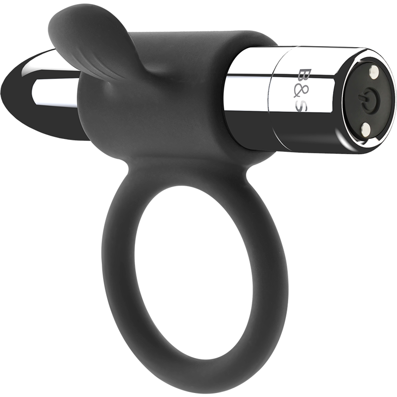 SORT & SØLV - CAMERON GENOPLADELIG RING SØLV