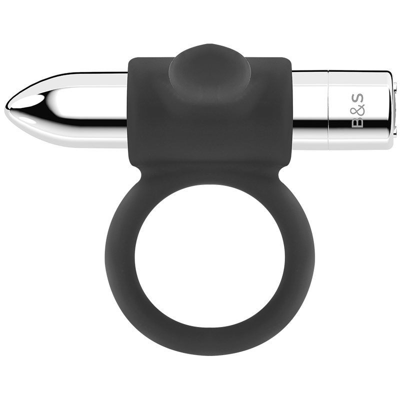 SORT & SØLV - CAMERON GENOPLADELIG RING SØLV