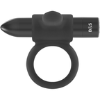 SORT & SØLV - CAMERON SORT GENOPLADELIG RING