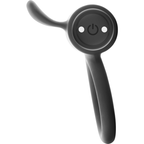 SORT & SØLV - CAMERON SORT GENOPLADELIG RING