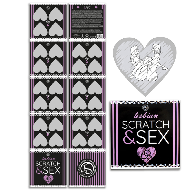 SECRETPLAY - SKRABBE- & SEXSPIL FOR PAR, LESBISK POSITION (ES/EN/FR/PT/DE)