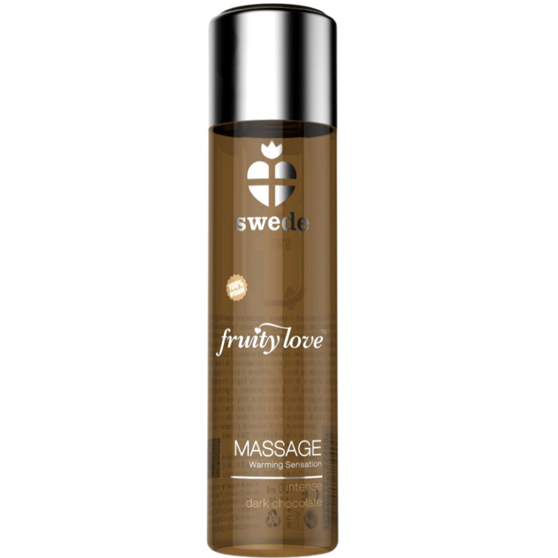 SWEDE - FRUGTIG KÆRLIGHED VARMENDE EFFEKT MASSAGEOLIE INTENS MØRK CHOKOLADE 120 ML