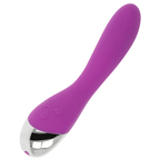 OHMAMA - VIBRATOR 6 TILSTAND OG 6 HASTIGHEDER LILLA 20,5 CM