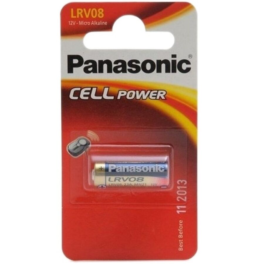 PANASONIC - BATTERI LRV08 LR23A 12V 1 ENHED