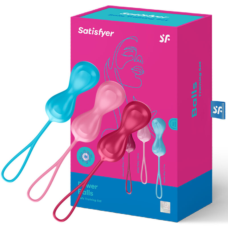 SATISFYER - KÆREBOLLE TRÆNINGSSÆT 1