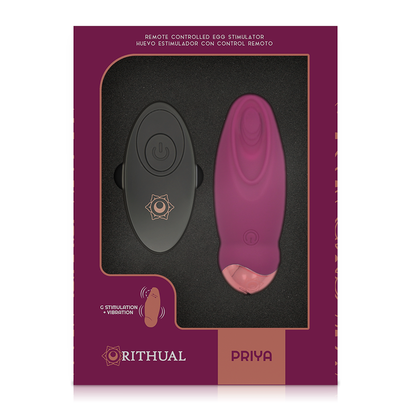 RITHUAL - PRIYA EGG FJERNBETJENING G-SPOT + VIBRATION