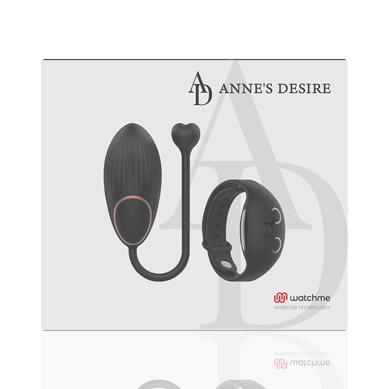 ANNE'S DESIRE - ÆG FJERNBETJENINGSTEKNOLOGI WATCHME SORT