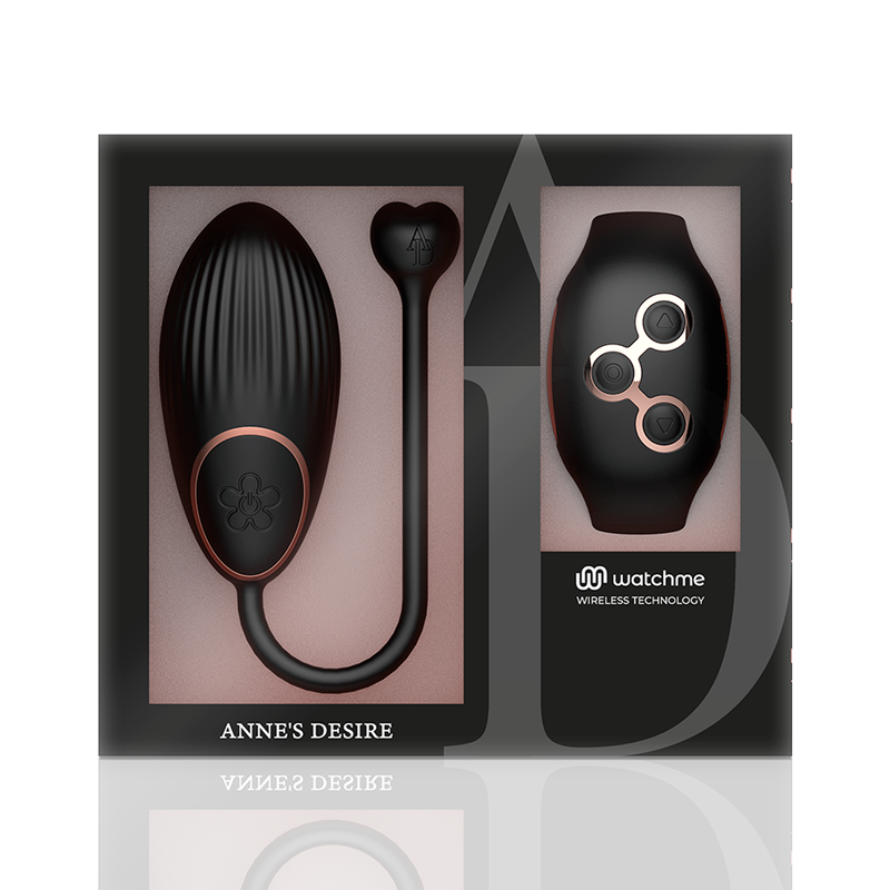 ANNE'S DESIRE - EGG FJERNBETJENINGSTEKNOLOGI WATCHME SORT/GULD