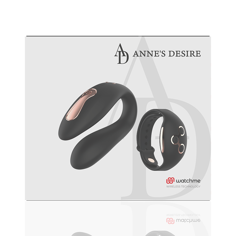 ANNE'S DESIRE - DUAL PLEASURE TECHNOLOG A WATCHME SORT/GULD