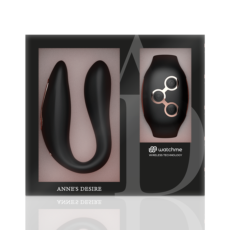 ANNE'S DESIRE - DUAL PLEASURE TECHNOLOG A WATCHME SORT/GULD