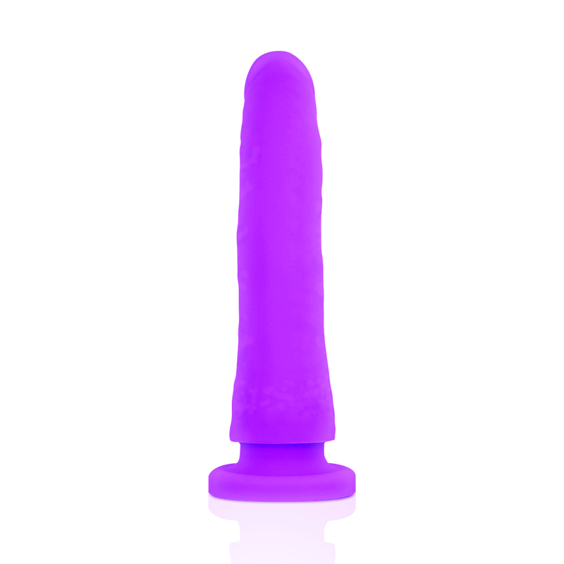 DELTA CLUB - LEGETØJSSELE + DONG LILLA SILIKONE 17 CM -O- 3 CM
