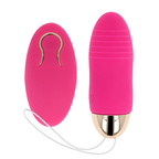 OHMAMA - FJERNBETJENING VIBRERENDE ÆG 10 HASTIGHEDER PINK