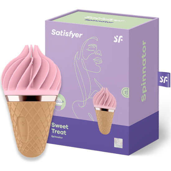 SATISFYER - SØD GODBID SPINNATOR BRUN & PINK