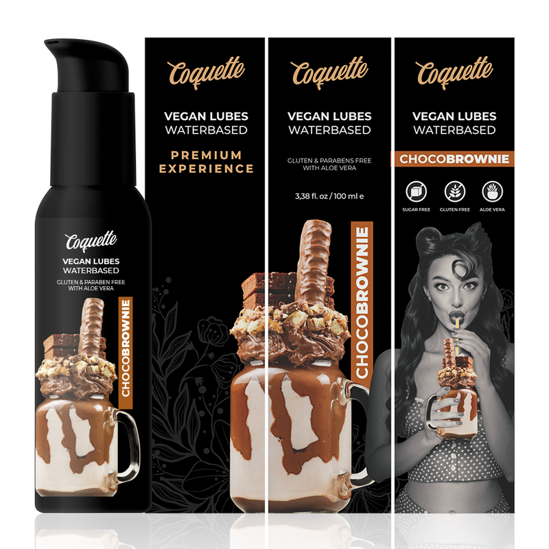 COQUETTE CHIC DESIRE - PREMIUM EXPERIENCE 100ML VEGANSK GLIDEMIDDEL CHOCOBROWNIE