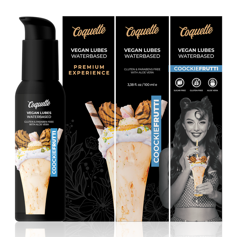 COQUETTE CHIC DESIRE - PREMIUM EXPERIENCE 100ML VEGANSK GLIDEMIDDEL COOKIEFRUTTI