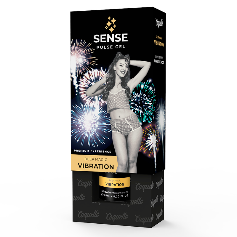 COQUETTE CHIC DESIRE - PULSE GEL JORDBÆR MAGISKE VIBRATIONER PREMIUM 6ML