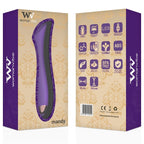 WOMANVIBE - MANDY "K" POINT SILIKONE GENOPLADELIG VIBRATOR