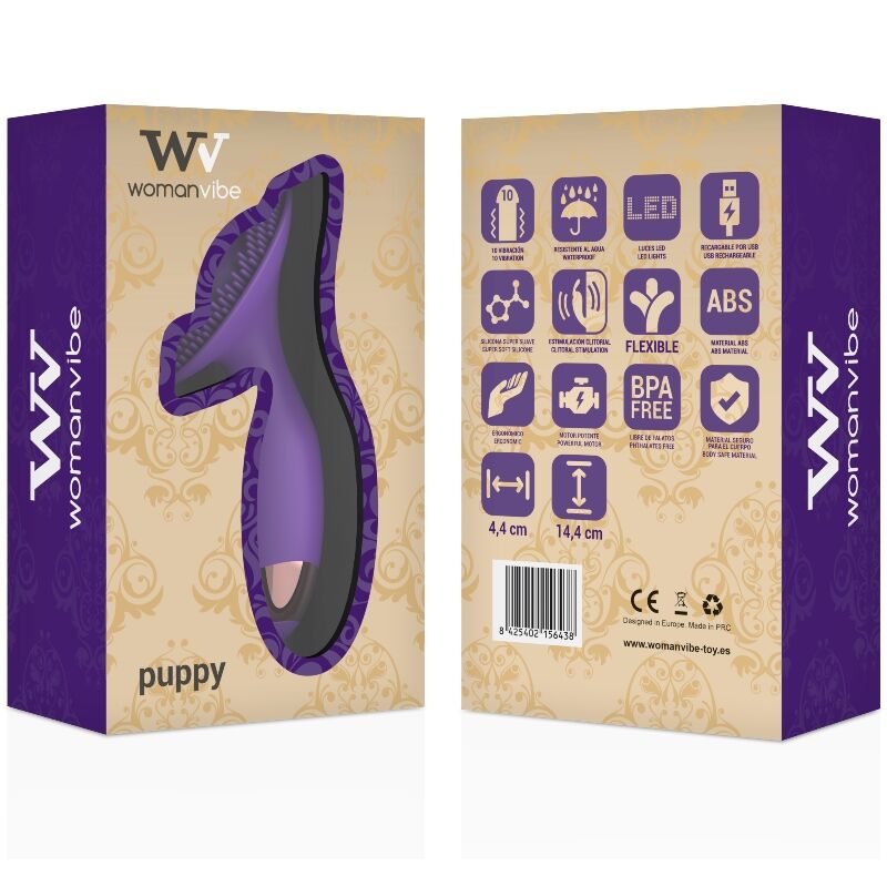 WOMANVIBE - HVALPESTIMULATOR GENOPLADELIG SILIKONE