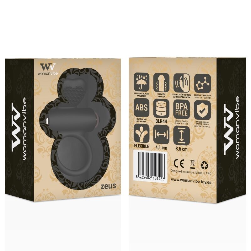 WOMANVIBE - ZEUS SILIKONE VIBRATORRING