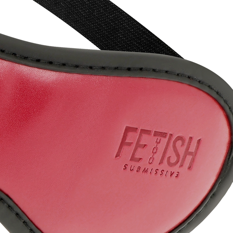 FETISH UNDERSOM MØRKT RUM - VEGANSK LÆDERMASKE MED NEOPRENFOR