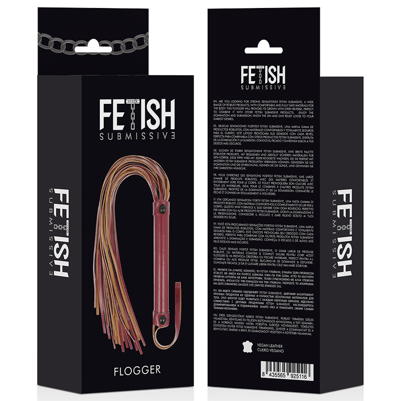 FETISH UNDERSODIG MØRKT RUM - VEGANSK LÆDERPISK