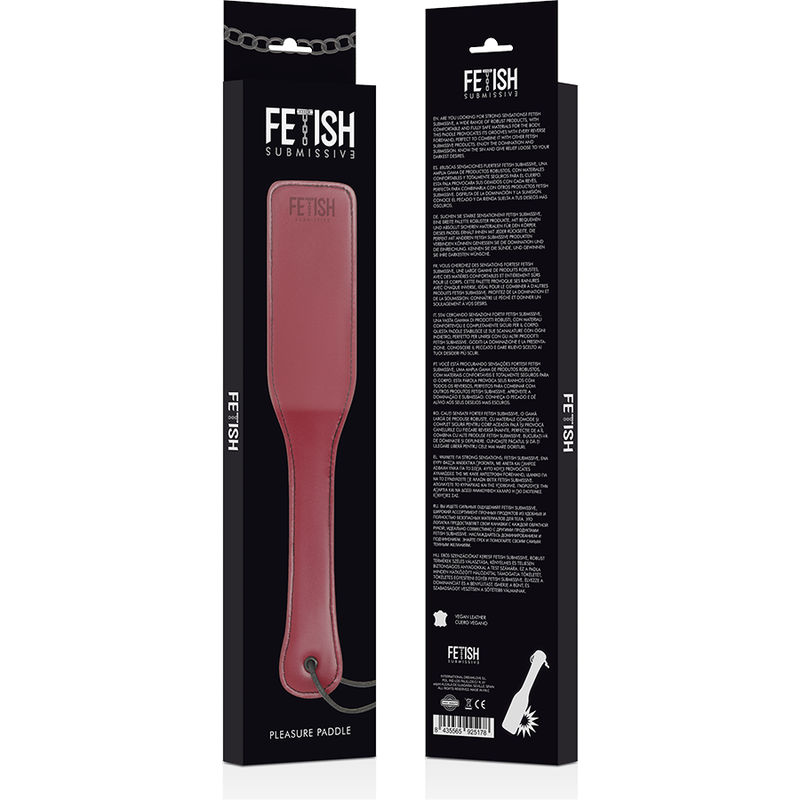 FETISH UNDERSODIG MØRKT RUM - VEGANSK LÆDERPISK