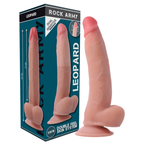 ROCKARMY - SELE + DOBBELT TÆTHED LEOPARD 23 CM -O- 4,77 CM