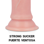 ROCKARMY - SELE + FLYDENDE SILIKONE DILDO PREMIUM AVENGER 19 CM -O- 3,98 CM