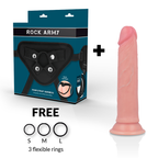 ROCKARMY - SELE + FLYDENDE SILIKONE DILDO PREMIUM AVENGER 19 CM -O- 3,98 CM