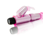 BAILE - VIBRATOR MED JUSTERBAR LYSERØD STIMULATOR