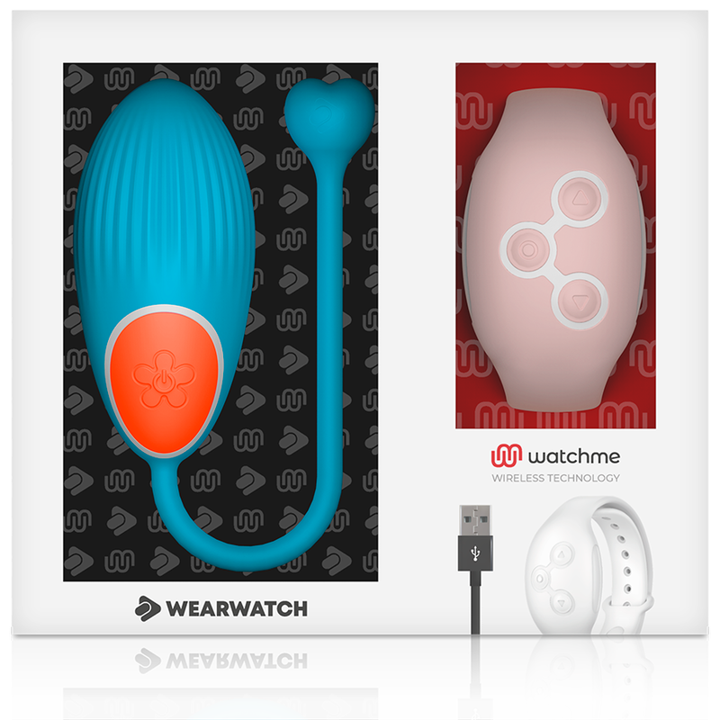WEARWATCH - WATCHME TECHNOLOGY FJERNBETJENING ÆG BLÅ / PINK