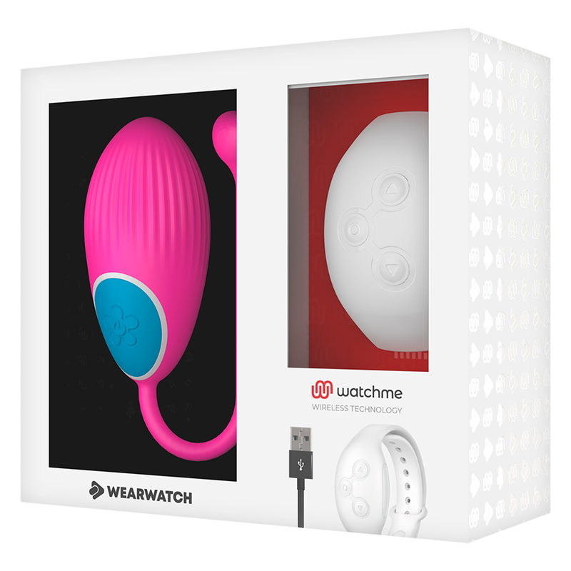 WEARWATCH - WATCHME TECHNOLOGY FJERNBETJENING ÆG FUCHSIA / NIVEO