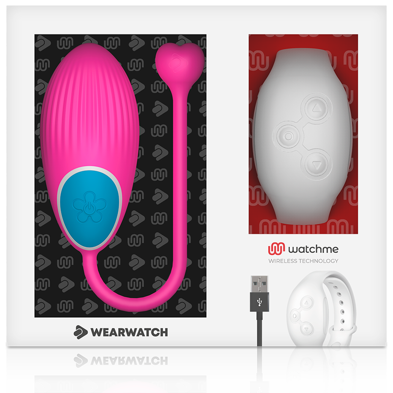 WEARWATCH - WATCHME TECHNOLOGY FJERNBETJENING ÆG FUCHSIA / NIVEO