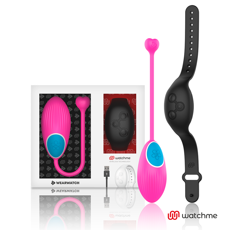 WEARWATCH - WATCHME TECHNOLOGY FJERNBETJENING ÆG FUCHSIA / JET