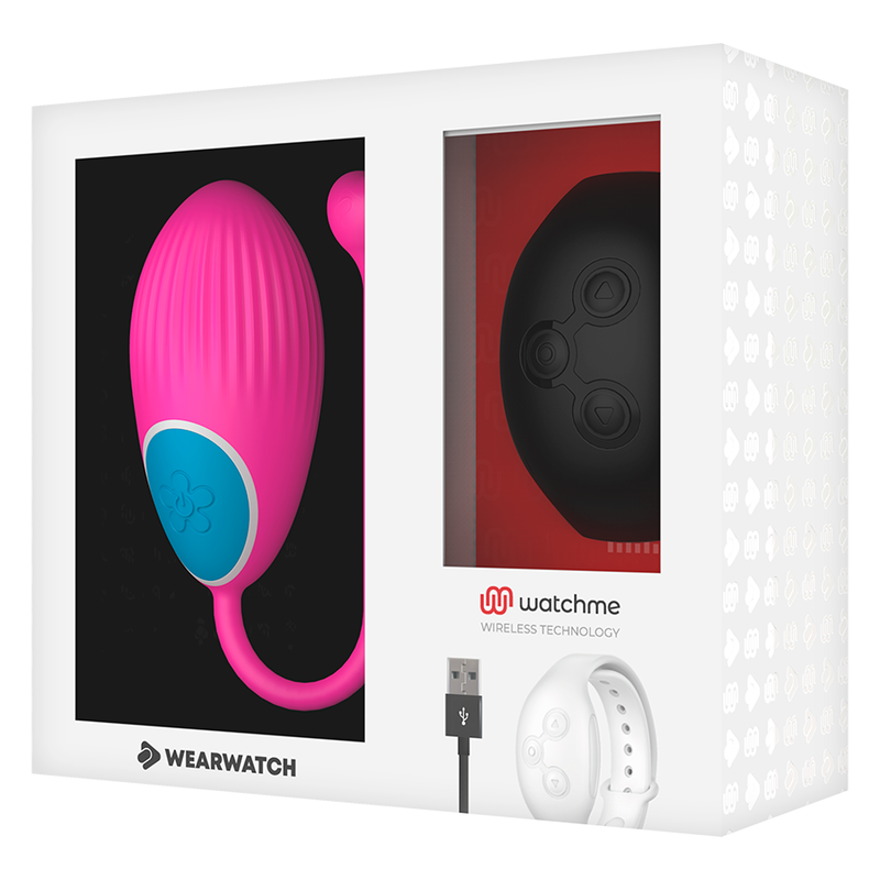 WEARWATCH - WATCHME TECHNOLOGY FJERNBETJENING ÆG FUCHSIA / JET