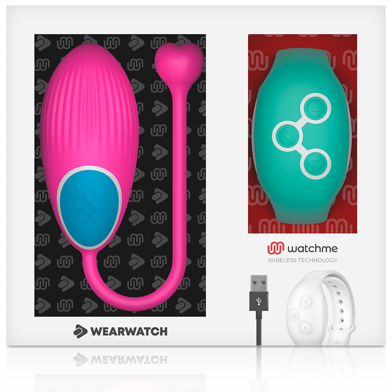 WEARWATCH - WATCHME TECHNOLOGY FJERNBETJENING ÆG FUCHSIA / HAVVAND