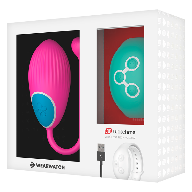 WEARWATCH - WATCHME TECHNOLOGY FJERNBETJENING ÆG FUCHSIA / HAVVAND