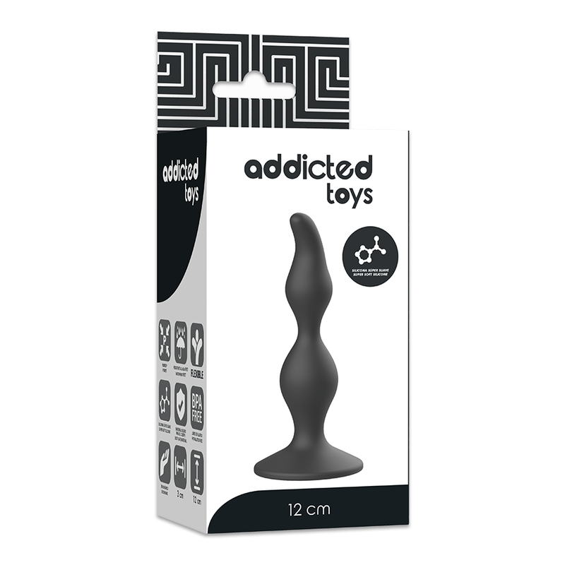 ADDICTED TOYS - ANAL SEXUAL PLUG 12 CM SORT