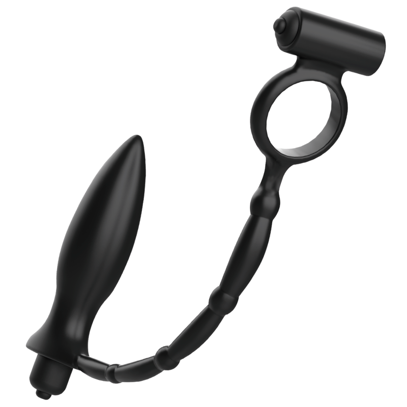 ADDICTED TOYS - ANALPLUG MED VIBRATIONSRING