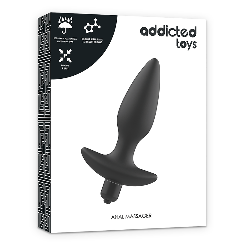 ADDICTED TOYS - MASSAGEPLUG ANAL MED VIBRATION SORT